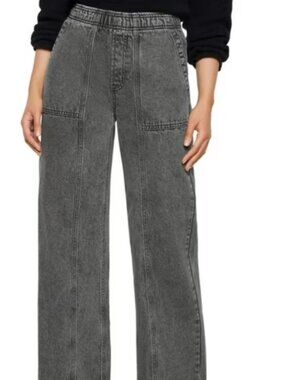 Gap Women's Relaxed Fit Wide Leg Pull On Pant Size M
